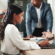 Office, Business People And Woman With Laptop For Typing
